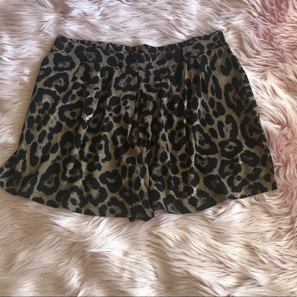 Cheetah Print Shorts